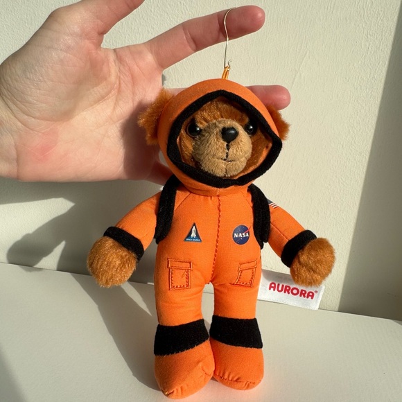 NASA Astronaut Spaceman Bear Plush Ornament - Picture 2 of 9